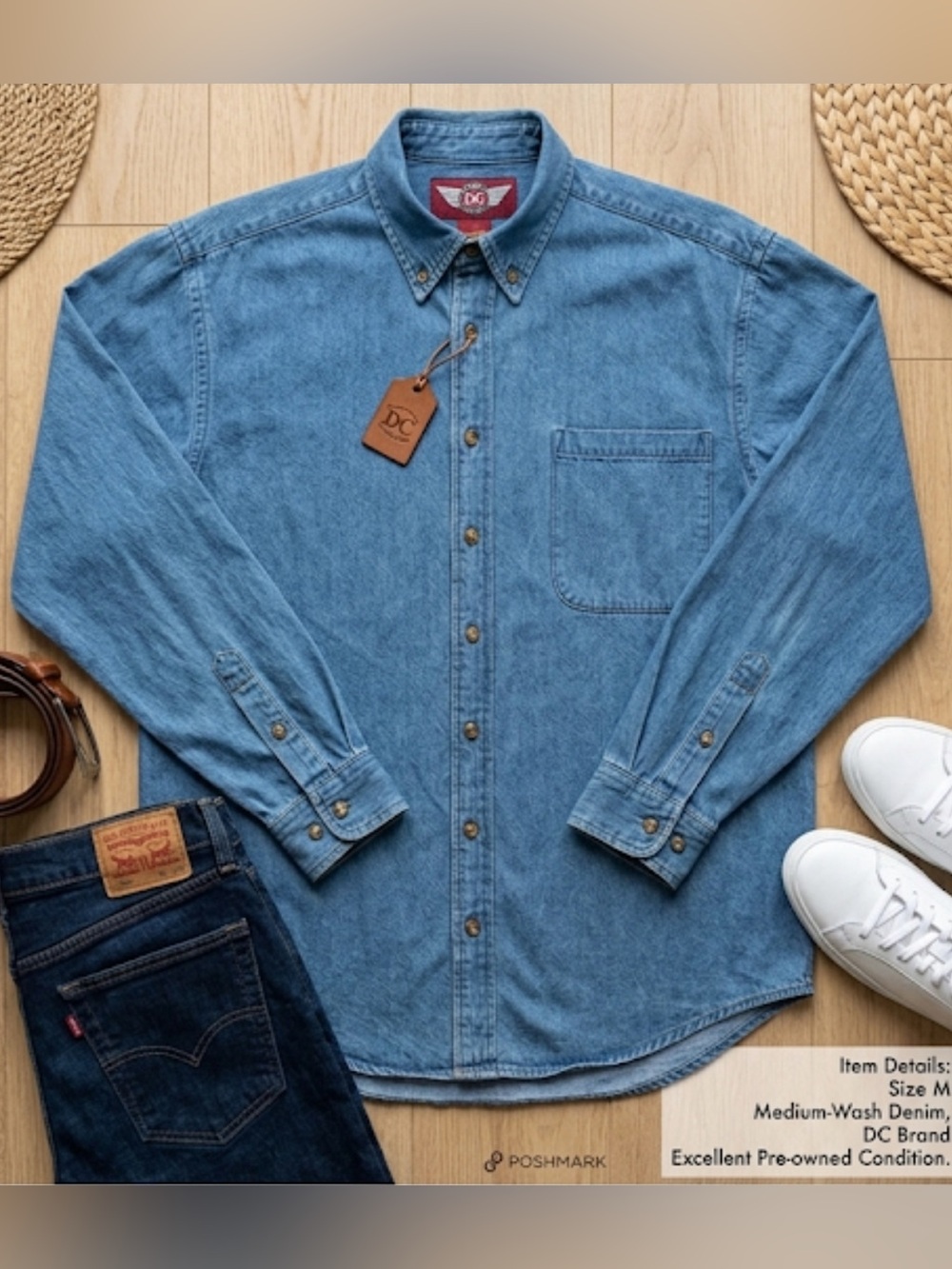 Denim Gear Blue Shirt-Vintage
